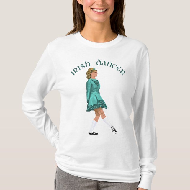 Camiseta Profesora de baile en fase irlandés (Anverso)
