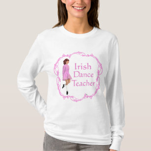 Camiseta Profesora de baile en fase irlandés