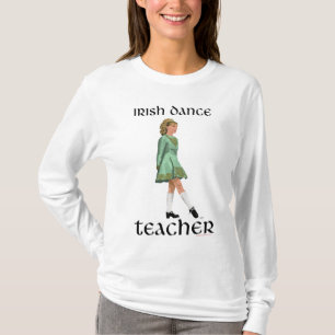Camiseta Profesora de baile en fase irlandés