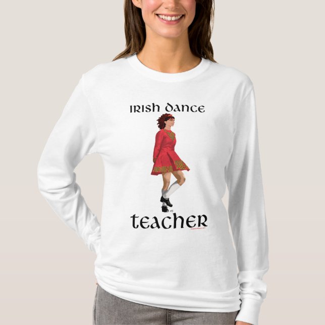 Camiseta Profesora de baile en fase irlandés (Anverso)