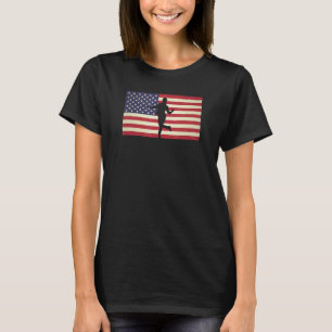 Camiseta Profesora de Baile Tap Patriótica Bandera Estadoun