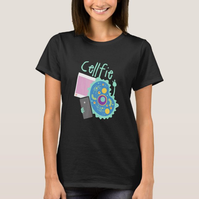 Camiseta Profesora de Biología de Cell Fie I Science (Anverso)