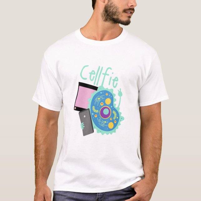 Camiseta Profesora de Biología de Cell Fie I Science (Anverso)