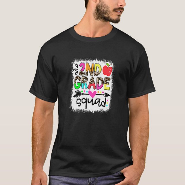 Camiseta Profesora de Boho de 2º Grado y Bleached (Anverso)