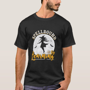 Camiseta Profesora de brujas asusta enseñando divertida esc