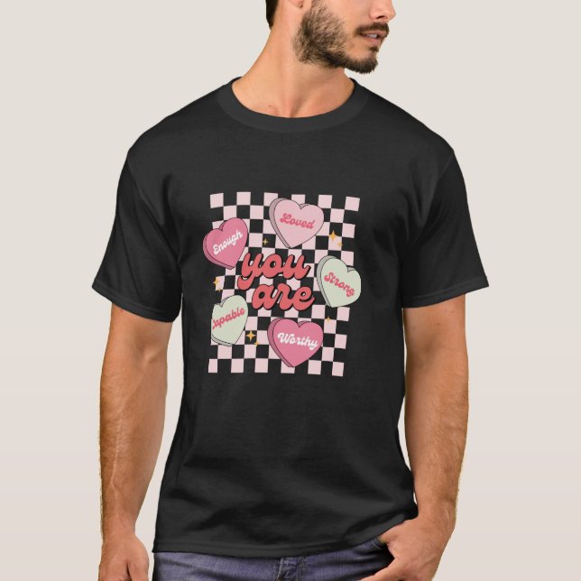 Camiseta Profesora de Candy Heart Valentine (Anverso)