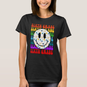 Camiseta Profesora de Cara Feliz de Sexto Grado