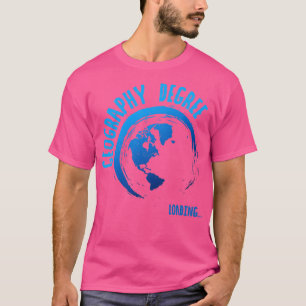 Camiseta Profesora de carga de grados de geografía