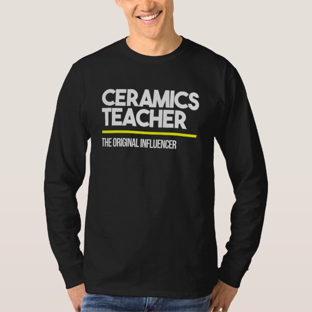 Camiseta Profesora de Cerámica Influencia Original Alta S (Anverso)