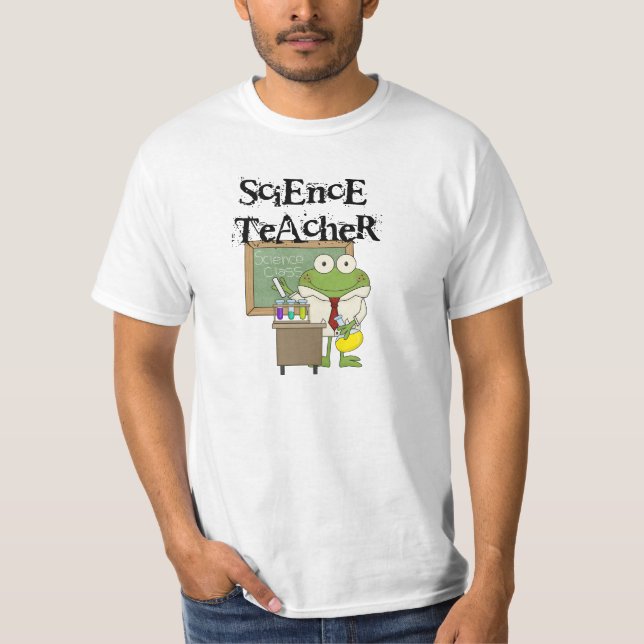 Camiseta Profesora de Ciencia de Frog (Anverso)
