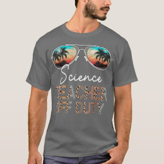Camiseta Profesora de Ciencia De La Playa De Las Gafas De S