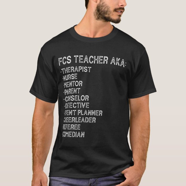 Camiseta Profesora de Ciencia Familiar y Consumidor (Anverso)