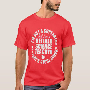 Camiseta Profesora de Ciencia Jubilada Basta de Jubilación 