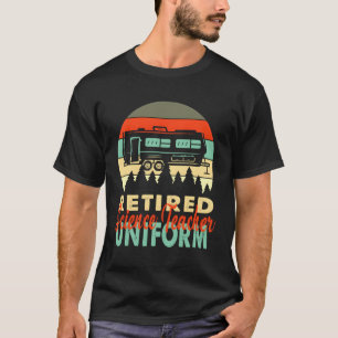 Camiseta Profesora de Ciencia Jubilada Uniforme Rv Camg Ret