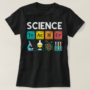 Camiseta Profesora de Ciencia Química Biología Física Estud