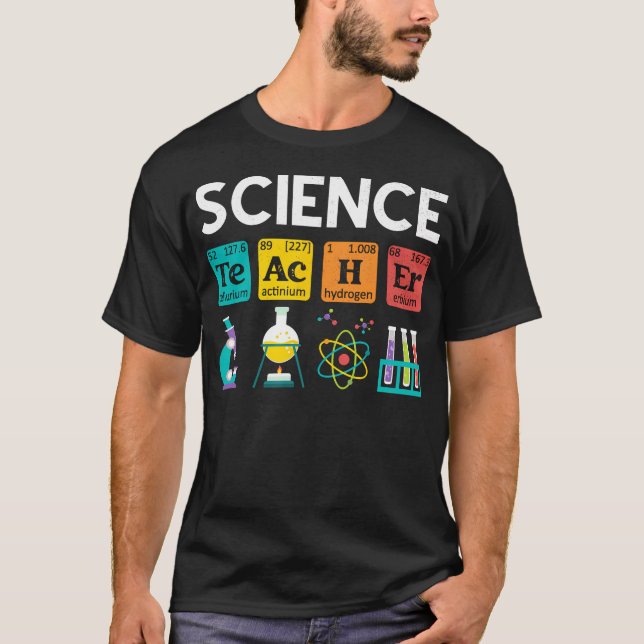 Camiseta Profesora de Ciencia Química Biología Profesora de (Anverso)