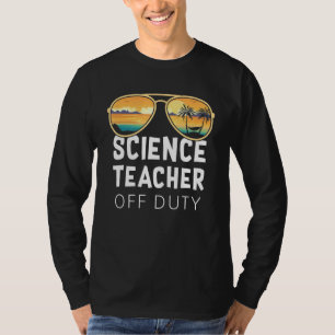 Camiseta Profesora de Ciencia Sin Deber Vacaciones De Playa
