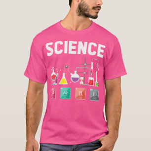 Camiseta Profesora de Ciencias de Laboratorio de Elementos