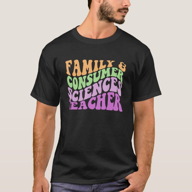 Camiseta Profesora de Ciencias del Consumidor Familiar (Anverso)