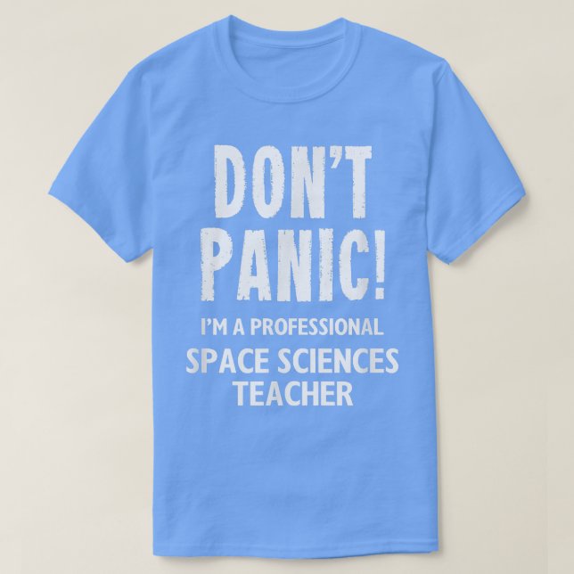 Camiseta Profesora de Ciencias Espaciales (Diseño del anverso)
