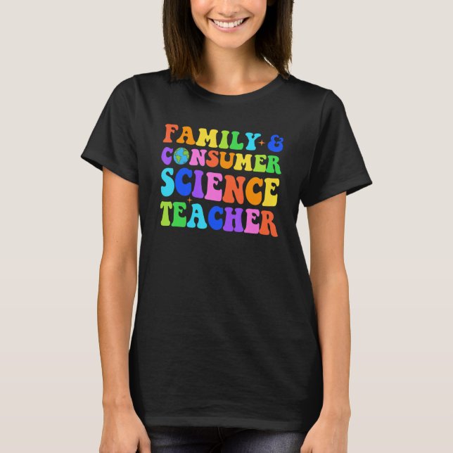 Camiseta Profesora De Ciencias Familiares Y Consumidores Ha (Anverso)