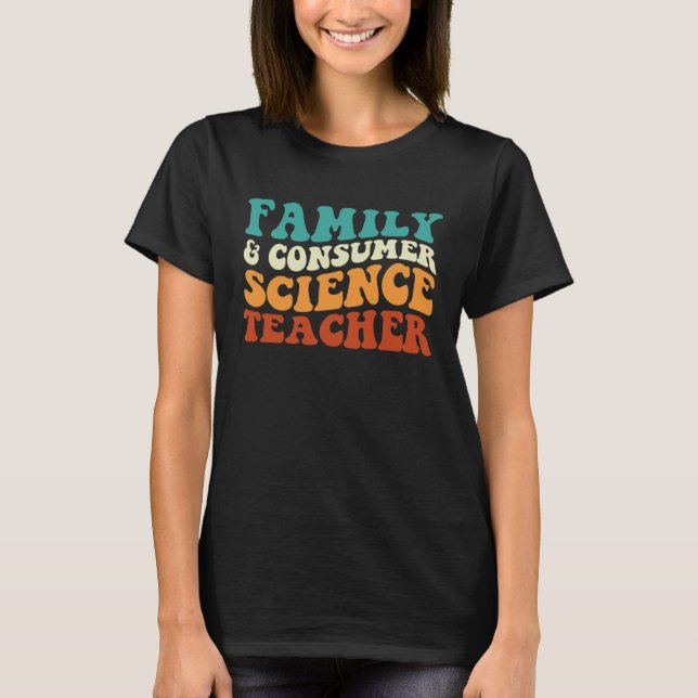 Camiseta Profesora De Ciencias Familiares Y Consumidores Re (Anverso)