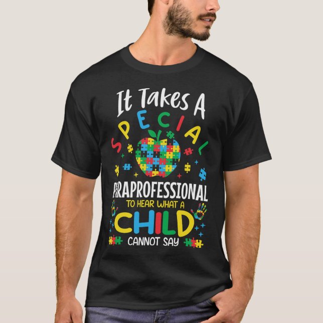 Camiseta Profesora de Concienciación Especial de Autismo Pa (Anverso)