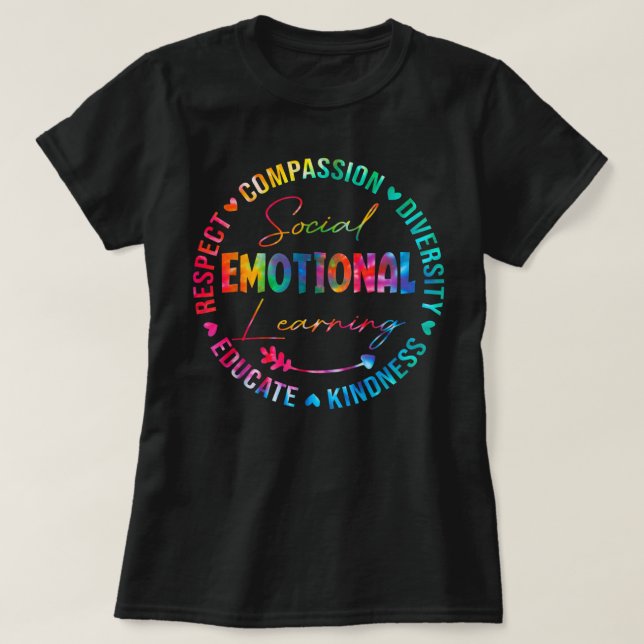 Camiseta Profesora de Consejera de Aprendizaje Emocional So (Diseño del anverso)