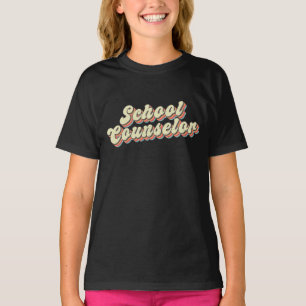Camiseta Profesora de Consejería de Escuela Retro