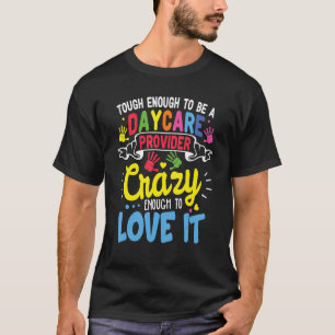 Camiseta Profesora de Cuidados Infantiles Cuidados Daycare