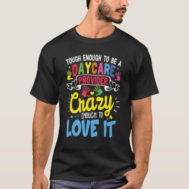 Camiseta Profesora de Cuidados Infantiles Cuidados Daycare (Anverso)
