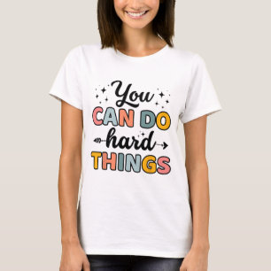 Camiseta Profesora de día que puedes hacer cosas difíciles 