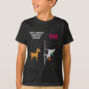 Camiseta Profesora de Discapacidades de Aprendizaje Unicorn