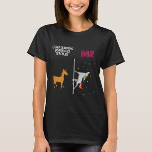 Camiseta Profesora de Discapacidades de Aprendizaje Unicorn