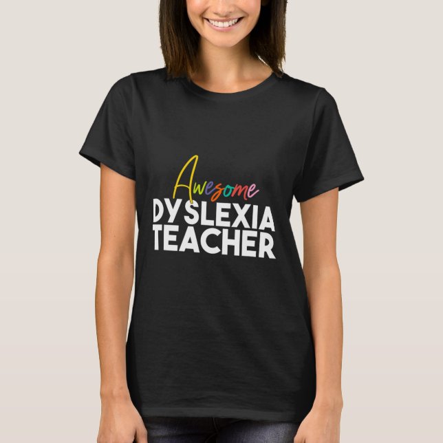 Camiseta Profesora de Dyslexia (Anverso)