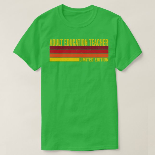 Camiseta Profesora de Educación de Adultos (Diseño del anverso)