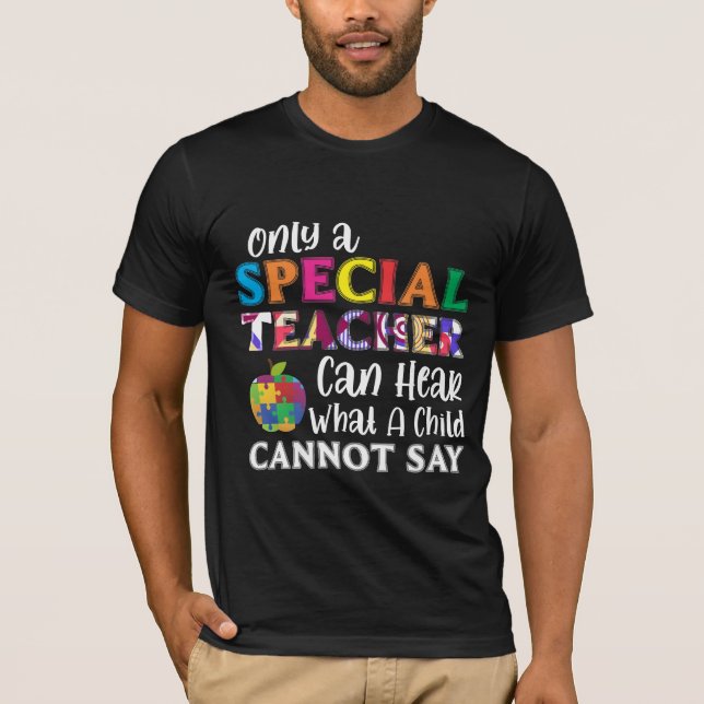 Camiseta Profesora de Educación Especial Niños Conscientes (Anverso)