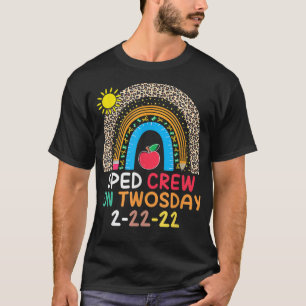 Camiseta Profesora de Educación Especial SPED Crew Rainbow