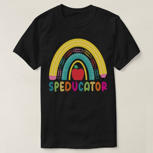 Camiseta Profesora de Educación Especial Sped E (Diseño del anverso)