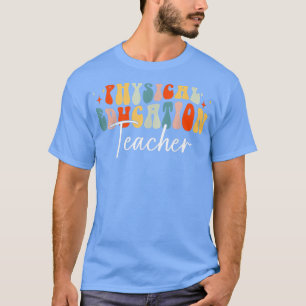 Camiseta Profesora de Educación Física Cae Vibes De Otoño