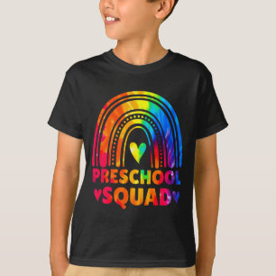 Camiseta Profesora de equipo preescolar niñas teñido de nud