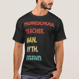 Camiseta Profesora de escuela primaria Leyenda de mito 1