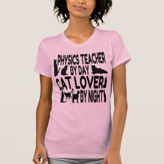 Camiseta Profesora de Física Cat Lover
