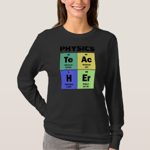 Camiseta Profesora de Física de Tabla Periódica