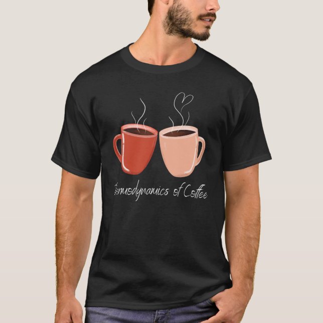 Camiseta Profesora de Física Termodinámica del café diverti (Anverso)