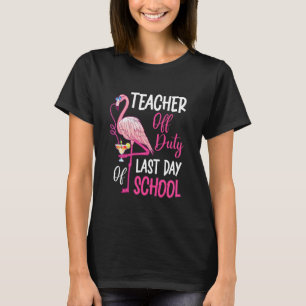 Camiseta Profesora De Flamingo Desactiva El Último Día De L