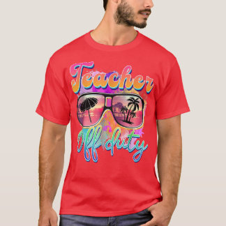 Camiseta Profesora de gafas de sol fuera del Duty Beach Sun