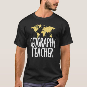 Camiseta Profesora de Geografía y Geografía