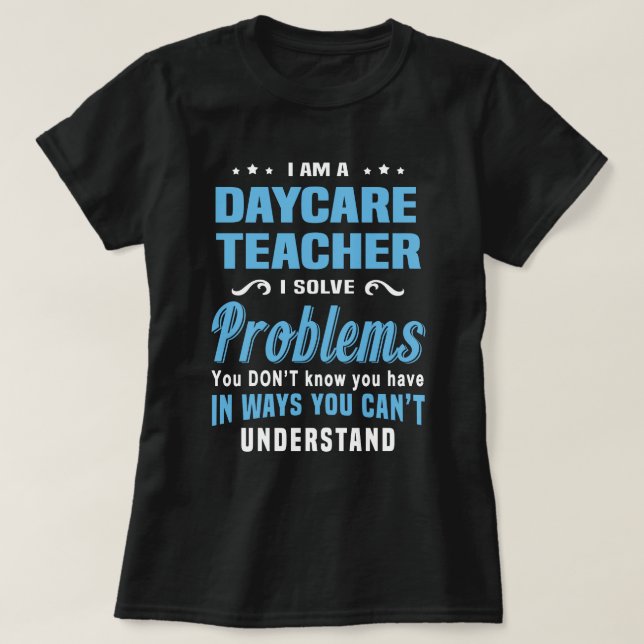 Camiseta Profesora de guardería (Diseño del anverso)