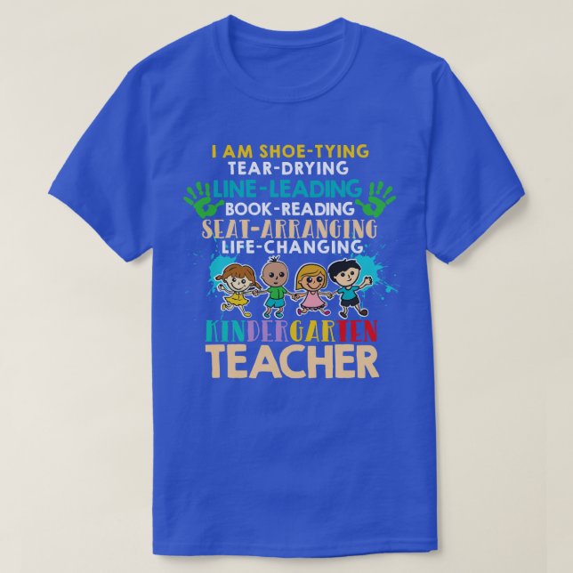 Camiseta Profesora de guardería 2 (Diseño del anverso)